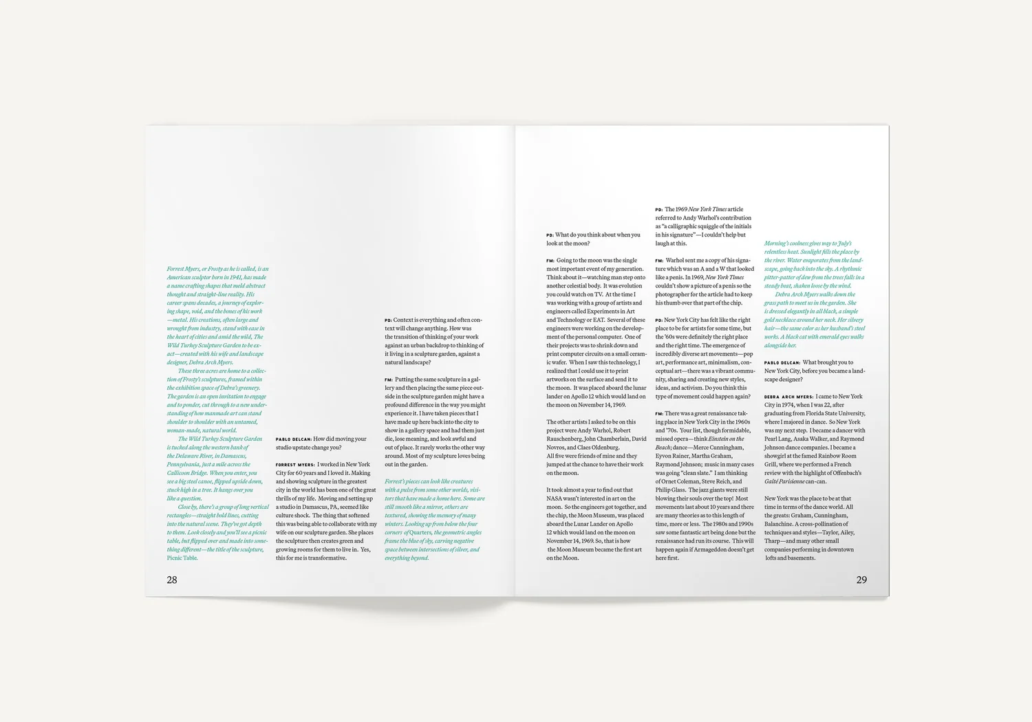 Litt Issue 1 spread